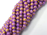 Mashan Jade - Purple, 6mm (6.5mm) Round-BeadBasic