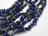 Lapis Lazuli Beads, 5-9mm Chips-BeadBasic