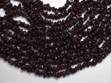 Red Garnet, 4mm - 10mm Pebble Chips Beads-BeadBasic