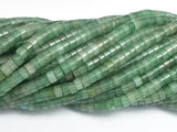 Green Aventurine, 2x4mm, Heishi Disc-BeadBasic