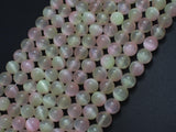 Selenite - Peach & Yellow, 8mm (8.5mm)-BeadBasic