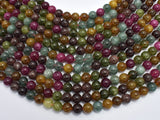 Jade - Tourmaline Color 8mm Round-BeadBasic