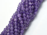 Amethyst, 6mm (6.4mm) Round-BeadBasic