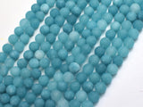 Matte Jade - Blue, 6mm Round-BeadBasic