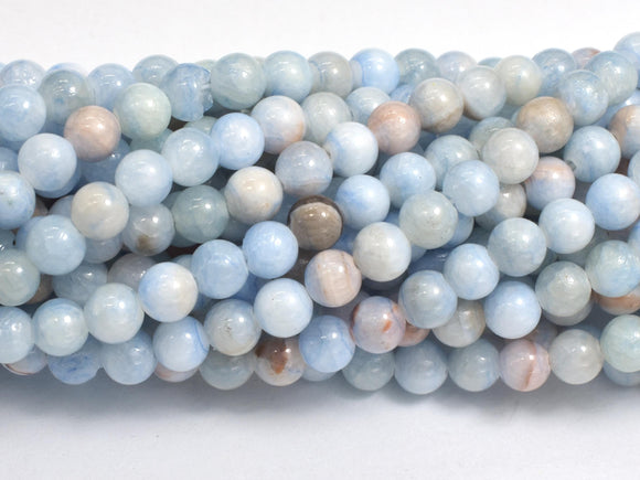 Jade - Light Blue, 4mm Round-BeadBasic
