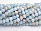 Jade - Light Blue, 4mm Round-BeadBasic