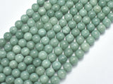 Malaysia Jade Beads- Burma Jade Color, 8mm (8.4mm) Round-BeadBasic