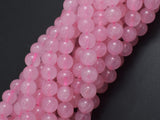 Rose Quartz Beads, 8mm Round Beads-BeadBasic