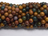 Ocean Jasper, 6mm (6.7mm), Round-BeadBasic