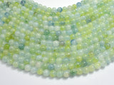 Jade - Light Green & Blue 6mm Round-BeadBasic