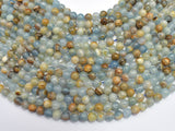 Blue Calcite 6mm (6.5mm) Round-BeadBasic