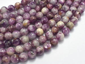 Purple Mica, 8mm Round-BeadBasic