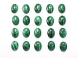 Genuine Malachite Cabochon, 12x16mm Oval, 1piece-BeadBasic