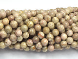 Fossil Jasper Beads, 6mm, Round Beads-BeadBasic