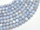 Blue Chalcedony, Blue Lace Agate, 8mm Round