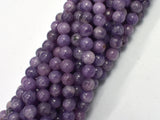 Lepidolite Beads, 6mm Round Beads-BeadBasic