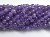 Amethyst, 6mm (6.4mm) Round-BeadBasic