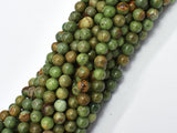 Green Opal Beads, 6mm Round Beads-BeadBasic