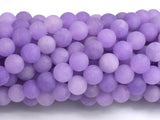 Matte Jade - Lavender, 8mm Round-BeadBasic