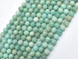 Russian Amazonite Beads, 6mm (6.8mm) Round-BeadBasic