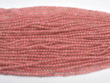 Strawberry Quartz, Lepidocrocite, 4mm (4.8mm) Round Beads-BeadBasic