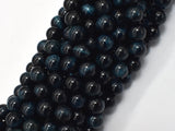 Blue Tiger Eye, 8mm (8.5mm) Round Beads-BeadBasic