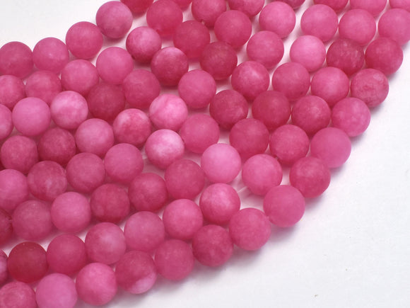 Matte Jade - Pink, 8mm Round-BeadBasic