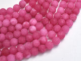 Matte Jade - Pink, 8mm Round-BeadBasic