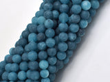 Matte Jade - Blue, 6mm Round-BeadBasic