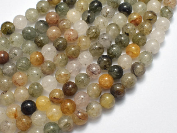 Lodolite Quartz, 6mm (6.6mm) Round
