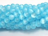 Selenite - Blue, 8mm (8.5mm) Round-BeadBasic