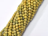 Green Muscovite 4mm Round Beads, 15 Inch-BeadBasic