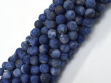 Matte Sodalite Beads, Round, 8mm