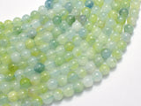 Jade - Light Green & Blue 6mm Round-BeadBasic