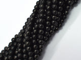 Genuine Shungite, 4mm (4.6mm) Round-BeadBasic