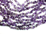 Amethyst Chips, Approx. 4 - 9mm, 31 Inch