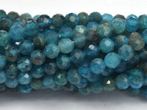 Apatite Beads, 3mm (3.5mm) Micro Faceted Round-BeadBasic