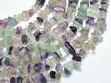Fluorite Beads, Rainbow Fluorite, 4-10mm Chips Beads-BeadBasic