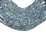Blue Sponge Coral Beads, 8mm Round Beads