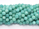 Amazonite-Green 8mm Round Beads, 15.5 Inch-BeadBasic