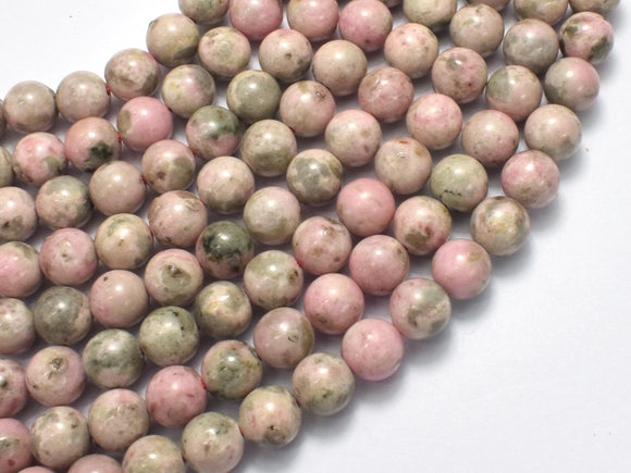 Peruvian Rhodonite, 8mm (8.8mm) Round