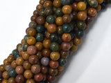 Ocean Jasper, 6mm (6.7mm), Round-BeadBasic
