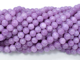 Malaysia Jade Beads- Lilac, 6mm (6.4mm) Round Beads-BeadBasic
