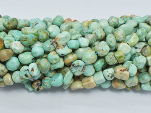 Natural Peru Turquoise Beads, 5x7mm, Nugget Beads-BeadBasic