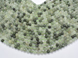 Green Rutilated Quartz Beads, 6mm Round Beads-BeadBasic