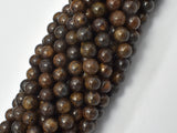 Bronzite Beads, Round, 6mm-BeadBasic