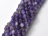 Amethyst, 6x7mm Nugget Beads, 15.5 Inch-BeadBasic