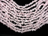 Rose Quartz Beads, Chips Beads, Approx. (4-10) mm, 32 Inch-BeadBasic