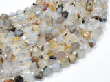 Agate Beads, 8mm Star Cut Faceted Round-BeadBasic