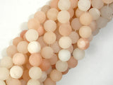 Matte Pink Aventurine Beads, 8mm, Round Beads-BeadBasic